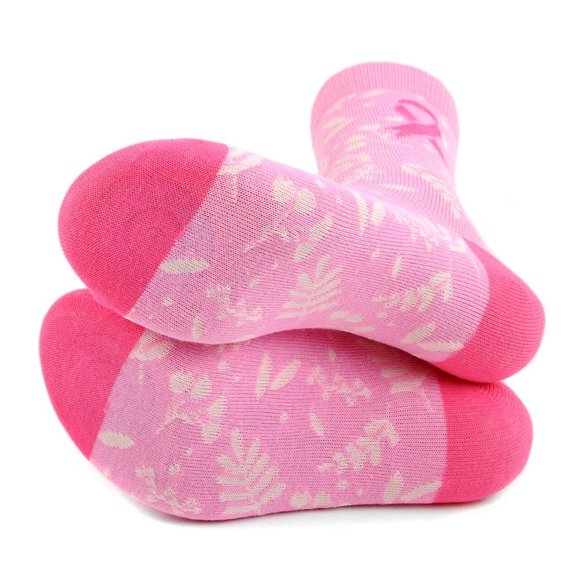 Women's Breast Cancer Awareness Novelty Socks - Picture 3 of 5